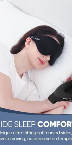 MZOO Sleep Eye Mask for Side Sleeper Men Women - Image 3