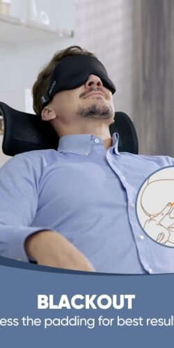 MZOO Sleep Eye Mask for Side Sleeper Men Women - Image 4