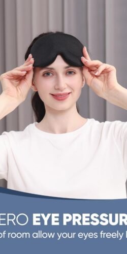 MZOO Sleep Eye Mask for Side Sleeper Men Women - Image 2
