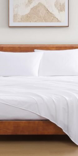 LANE LINEN Eco Friendly 100% Organic Cotton Queen Sheet Set - Image 3