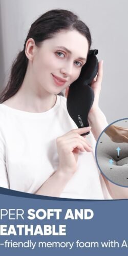 MZOO Sleep Eye Mask for Side Sleeper Men Women - Image 5
