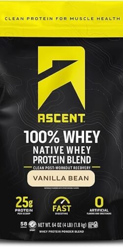 Ascent 100% Whey, Native Whey Protein Blend