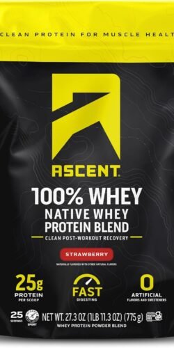 Ascent 100% Whey Protein Powder