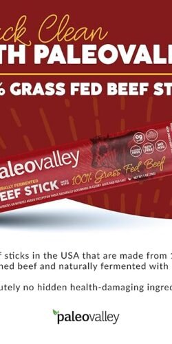Paleovalley 100% Grass Fed Original Beef Sticks - Image 3
