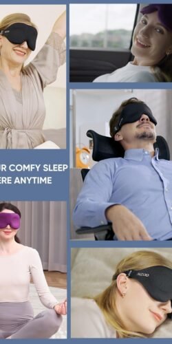 MZOO Sleep Eye Mask for Side Sleeper Men Women - Image 7