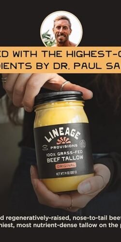 Lineage Provisions 100% Grass-Fed & Finished Beef Tallow - Image 5