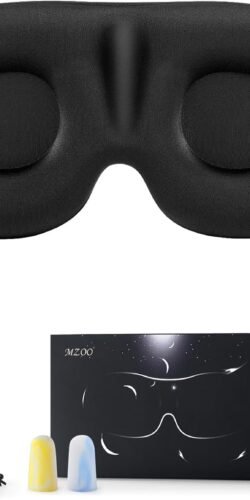 MZOO Sleep Eye Mask for Side Sleeper Men Women