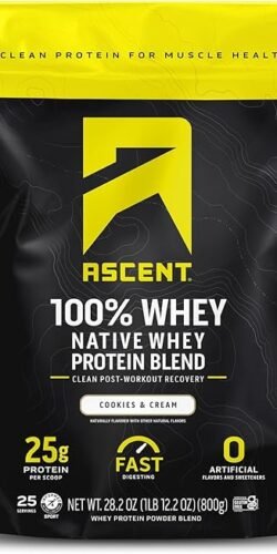 Ascent 100% Whey Protein Powder