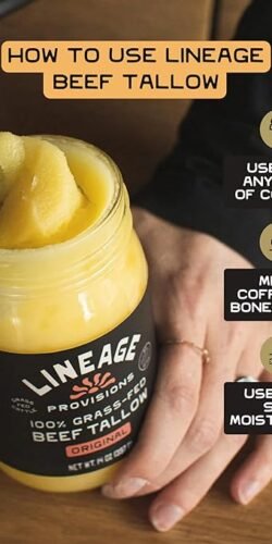 Lineage Provisions 100% Grass-Fed & Finished Beef Tallow - Image 4