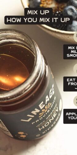 Lineage Provisions 100% Organic Raw Unfiltered Honey - Image 5