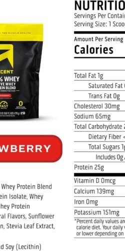 Ascent 100% Whey Protein Powder - Image 3