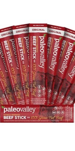 Paleovalley 100% Grass Fed Original Beef Sticks