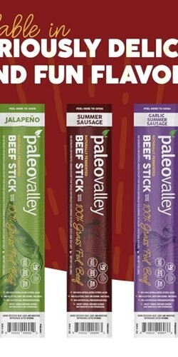 Paleovalley 100% Grass Fed Original Beef Sticks - Image 6
